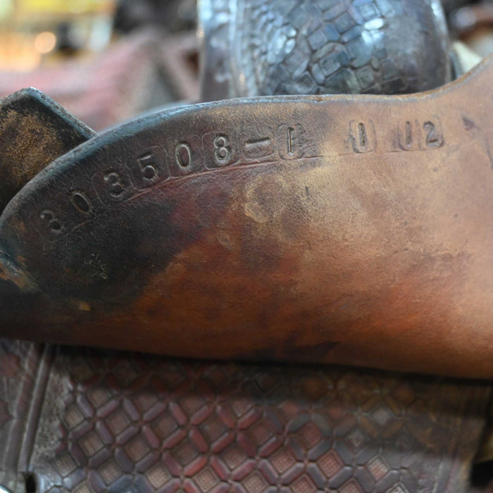 15" USED MARTIN TEAM ROPING SADDLE