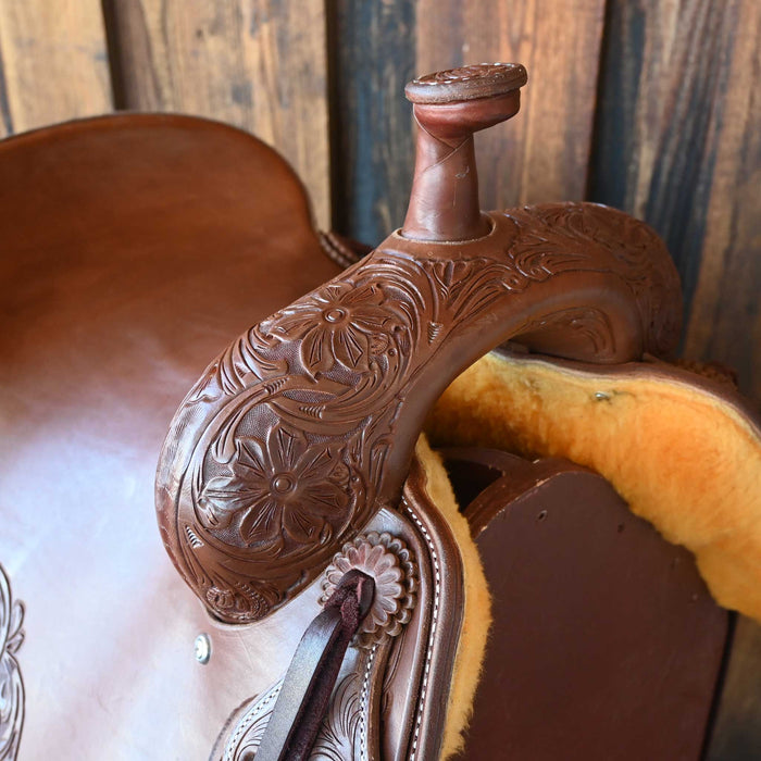 15.5" JEFF SMITH BEAU GALYEAN RANCH CUTTER SADDLE