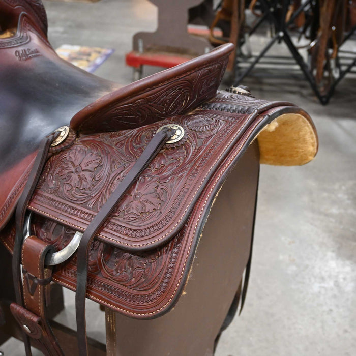 16.5" USED JEFF SMITH RANCH CUTTER SADDLE