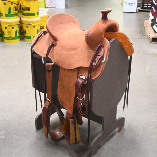 15" TESKEY'S STRIP DOWN RANCH SADDLE Saddles - New Teskey's Saddlery