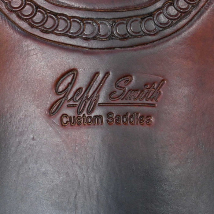 16.5" USED JEFF SMITH RANCH CUTTER SADDLE