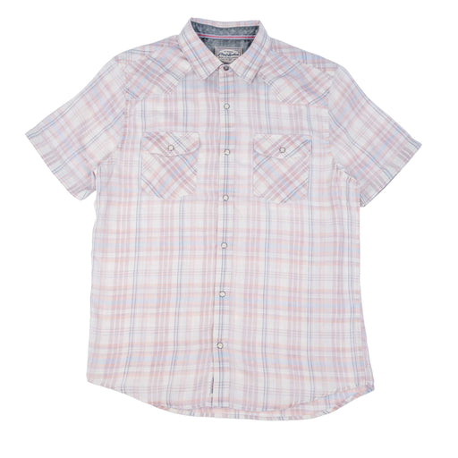 Flag & Anthem Men's Cedro Burnout Pearl Snap Western Shirt MEN - Clothing - Shirts - Short Sleeve Flag And Anthem