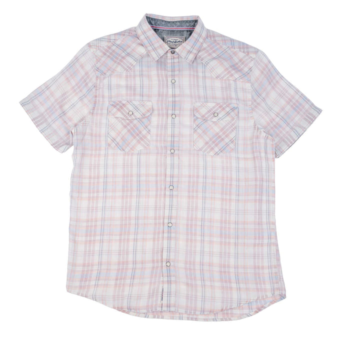 Flag & Anthem Men's Cedro Burnout Pearl Snap Western Shirt MEN - Clothing - Shirts - Short Sleeve Flag And Anthem