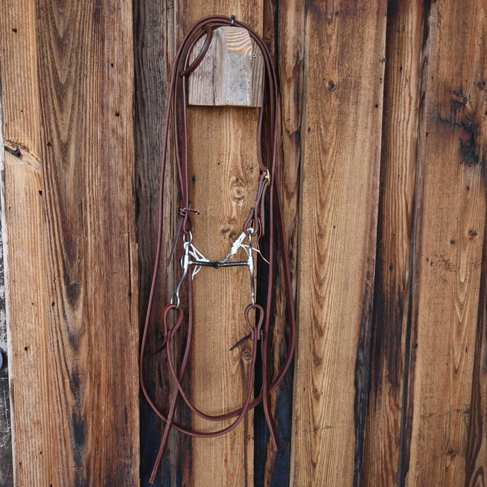 Reinsman Rebar Snaffle Bridle Rig w/All New Leather