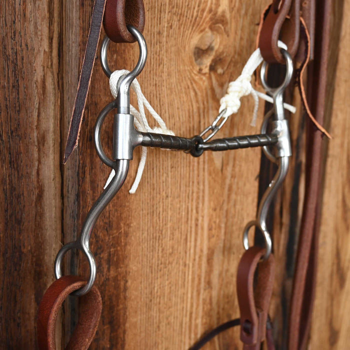 Reinsman Rebar Snaffle Bridle Rig w/All New Leather