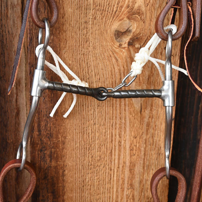 Reinsman Rebar Snaffle Bridle Rig w/All New Leather