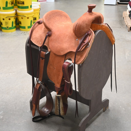 13.5" TESKEY'S STRIP DOWN RANCH SADDLE Saddles - New Teskey's Saddlery