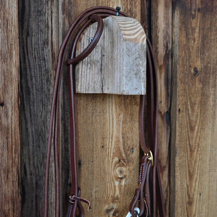 Reinsman Rebar Snaffle Bridle Rig w/All New Leather