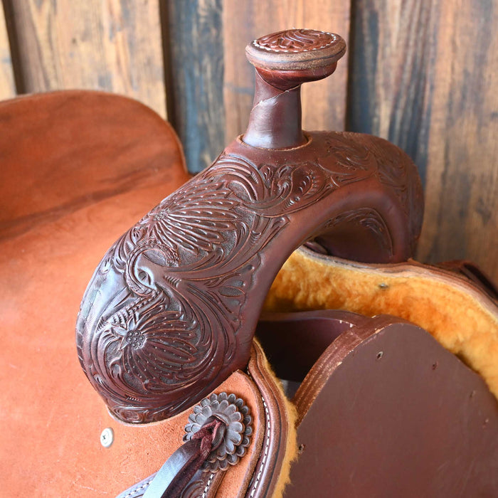 14.5" JEFF SMITH BUSTER WELCH RANCH CUTTER SADDLE