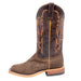 Anderson Bean Men's Square Toe Raisin WW Ostrich Chocolate Western Boot MEN - Footwear - Exotic Western Boots Anderson Bean Boot Co.