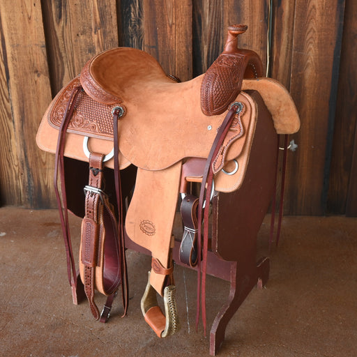 16" TESKEY'S RANCH CUTTER SADDLE Saddles - New Teskey's Saddlery