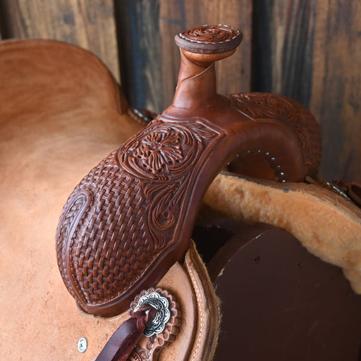16" TESKEY'S RANCH CUTTER SADDLE Saddles - New Teskey's Saddlery