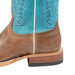 Anderson Bean Men's Square Toe Brown Marine Field Turquoise Western Boot MEN - Footwear - Western Boots Anderson Bean Boot Co.