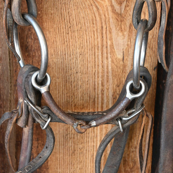 Cow Horse Supply Snaffle Bridle Rig w/Browband Headstall