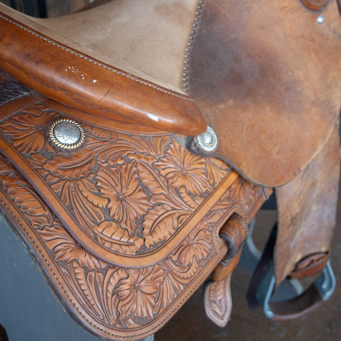 16" USED C.E. TREON REINING SADDLE