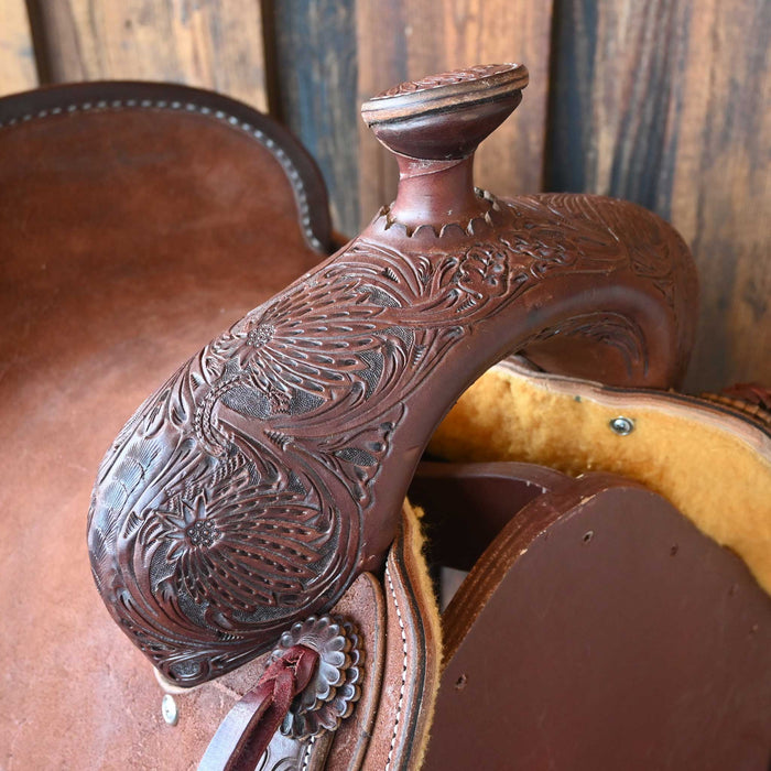 15" JEFF SMITH BUSTER WELCH RANCH CUTTER SADDLE