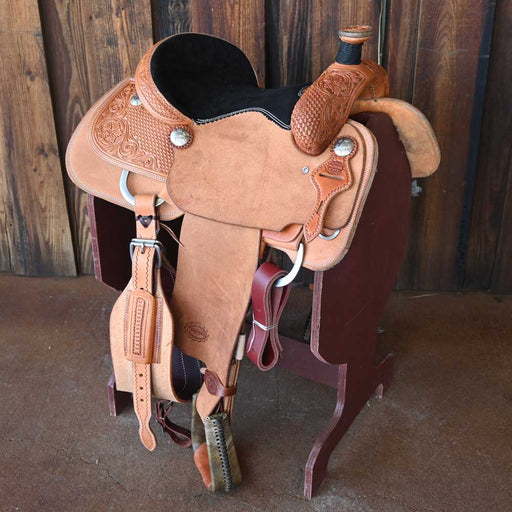 14.5" TESKEY'S TEAM ROPING SADDLE Saddles - New Teskey's Saddlery