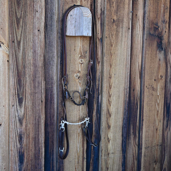Dutton Ported Chain Bridle Rig w/Split Ear Headstall