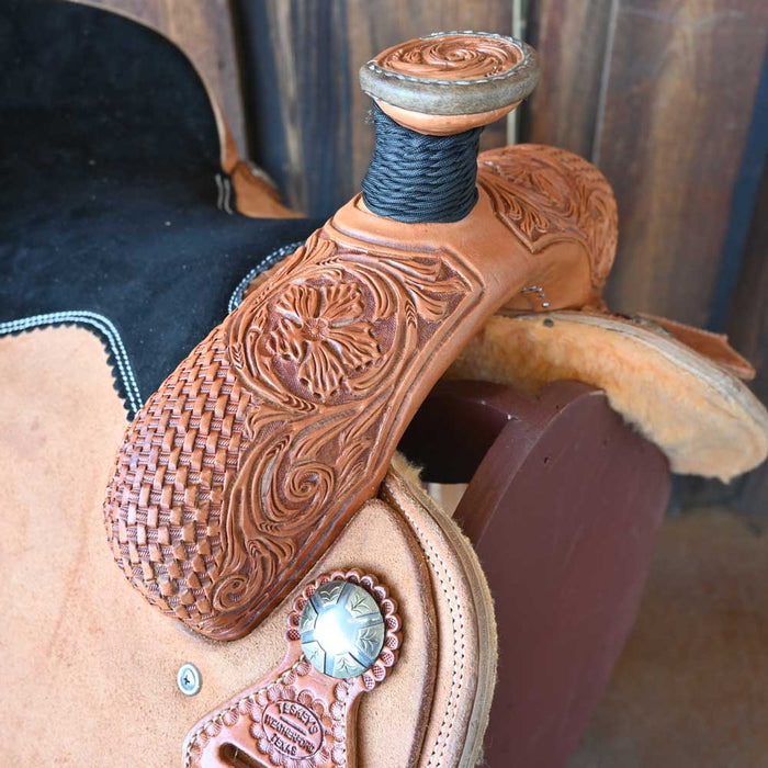 14.5" TESKEY'S TEAM ROPING SADDLE Saddles - New Teskey's Saddlery