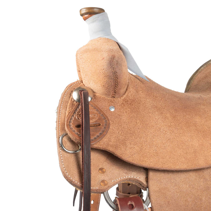 TESKEY'S JR. ASSOCIATION RANCH SADDLE - ROUGHOUT Saddles - New Teskey's Saddlery