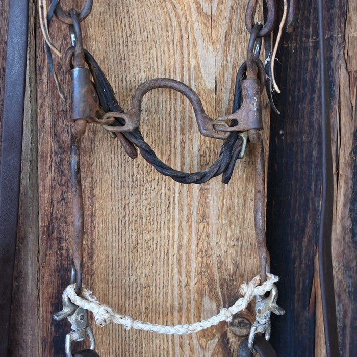 Dutton Ported Chain Bridle Rig w/Split Ear Headstall