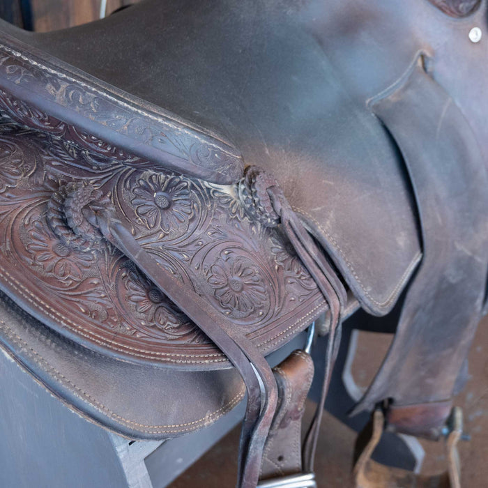 16" USED TRENT WARD RANCH SADDLE