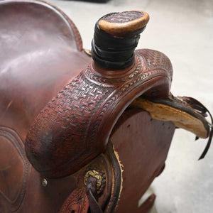 16" USED CACTUS CRAIG CAMERON ROPING SADDLE Saddles CACTUS SADDLERY