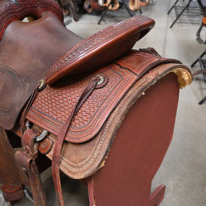 16" USED CACTUS CRAIG CAMERON ROPING SADDLE Saddles CACTUS SADDLERY