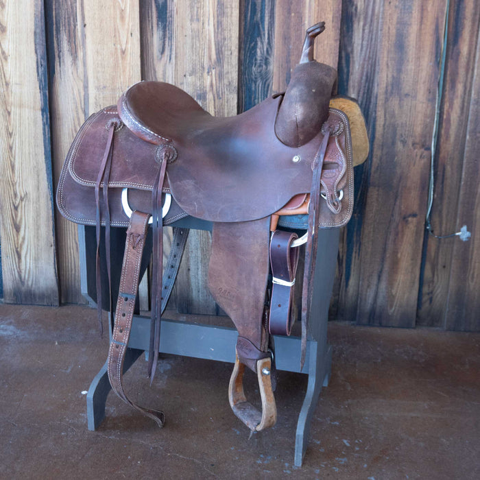 15.5 " USED JEFF SMITH CUTTING SADDLE