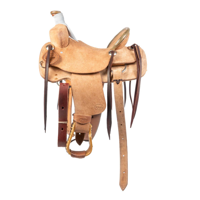 TESKEY'S JR. ASSOCIATION RANCH SADDLE - ROUGHOUT Saddles - New Teskey's Saddlery