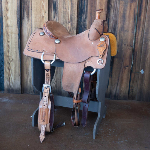 15.5 " USED TRENT WARD RANCH CUTTING SADDLE Saddles - Used Trent Ward