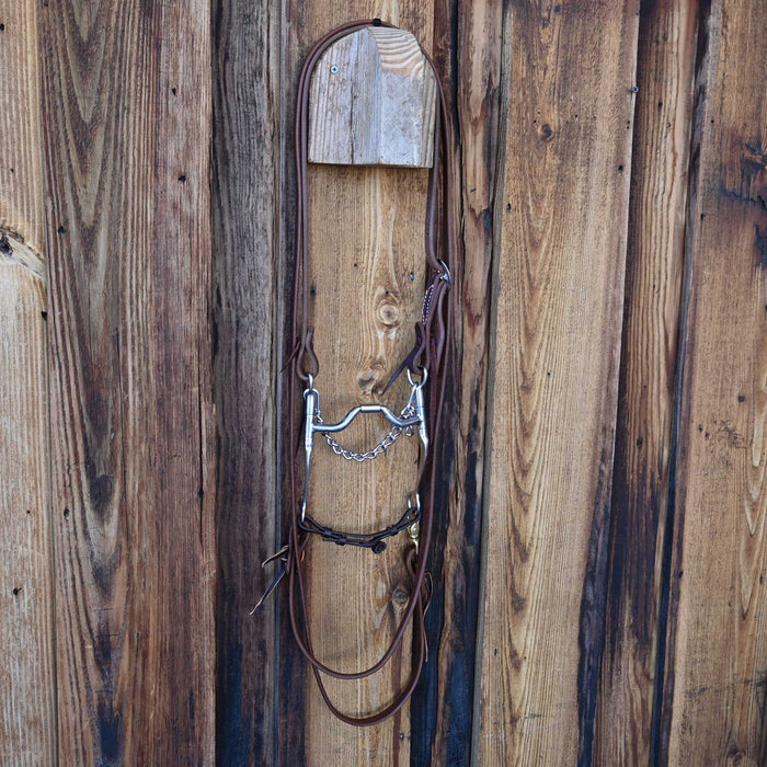 Toklat Myler Hinge Port Bridle Rig w/Split Ear Headstall