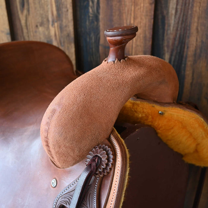 16" JEFF SMITH BUSTER WELCH RANCH CUTTER SADDLE