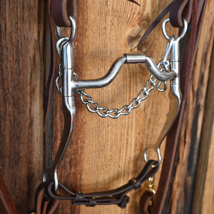 Toklat Myler Hinge Port Bridle Rig w/Split Ear Headstall