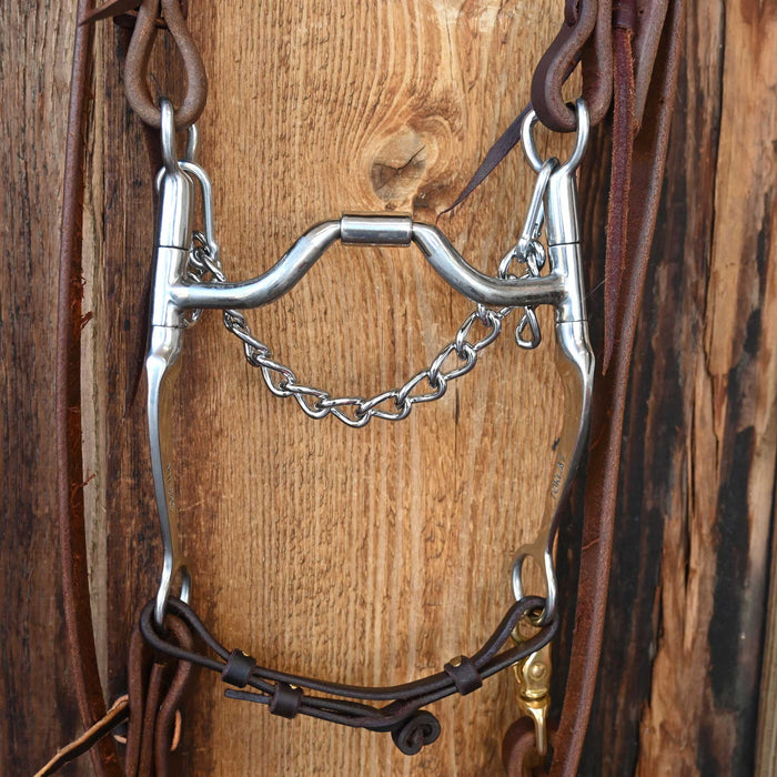 Toklat Myler Hinge Port Bridle Rig w/Split Ear Headstall