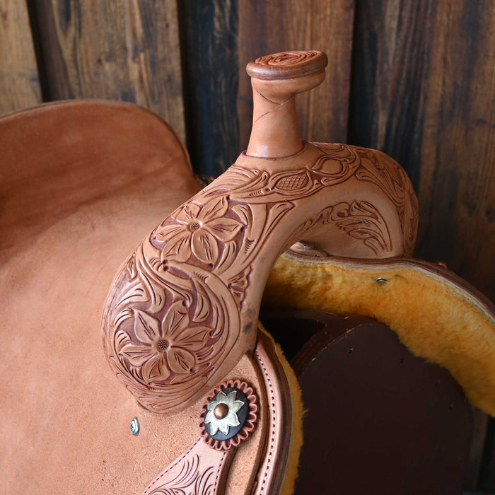 16" JEFF SMITH BUSTER WELCH RANCH CUTTER SADDLE