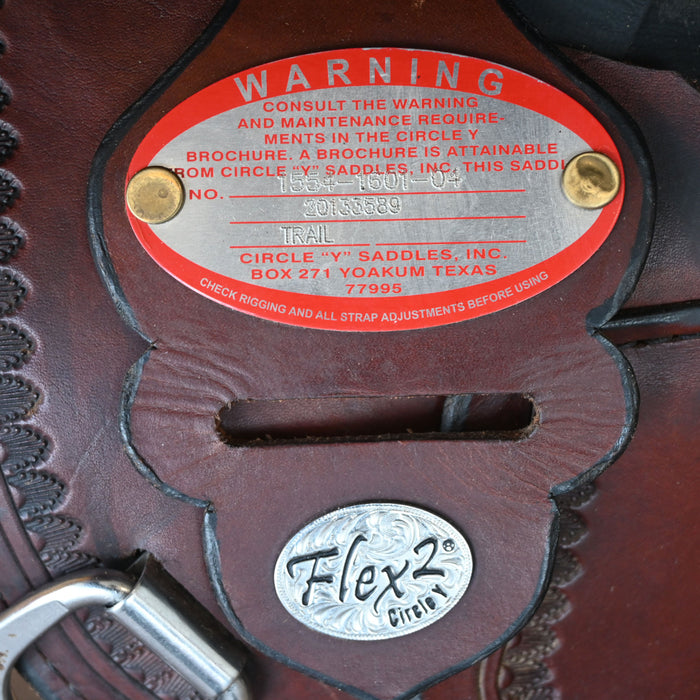 16" USED CIRCLE Y TRAIL SADDLE Saddles - Used Circle Y Saddlery
