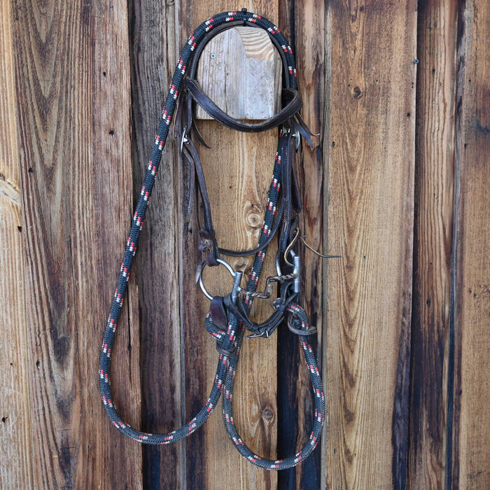 Maheu D-Ring Twisted Wire 3pc Bridle Rig w/Browband Headstall