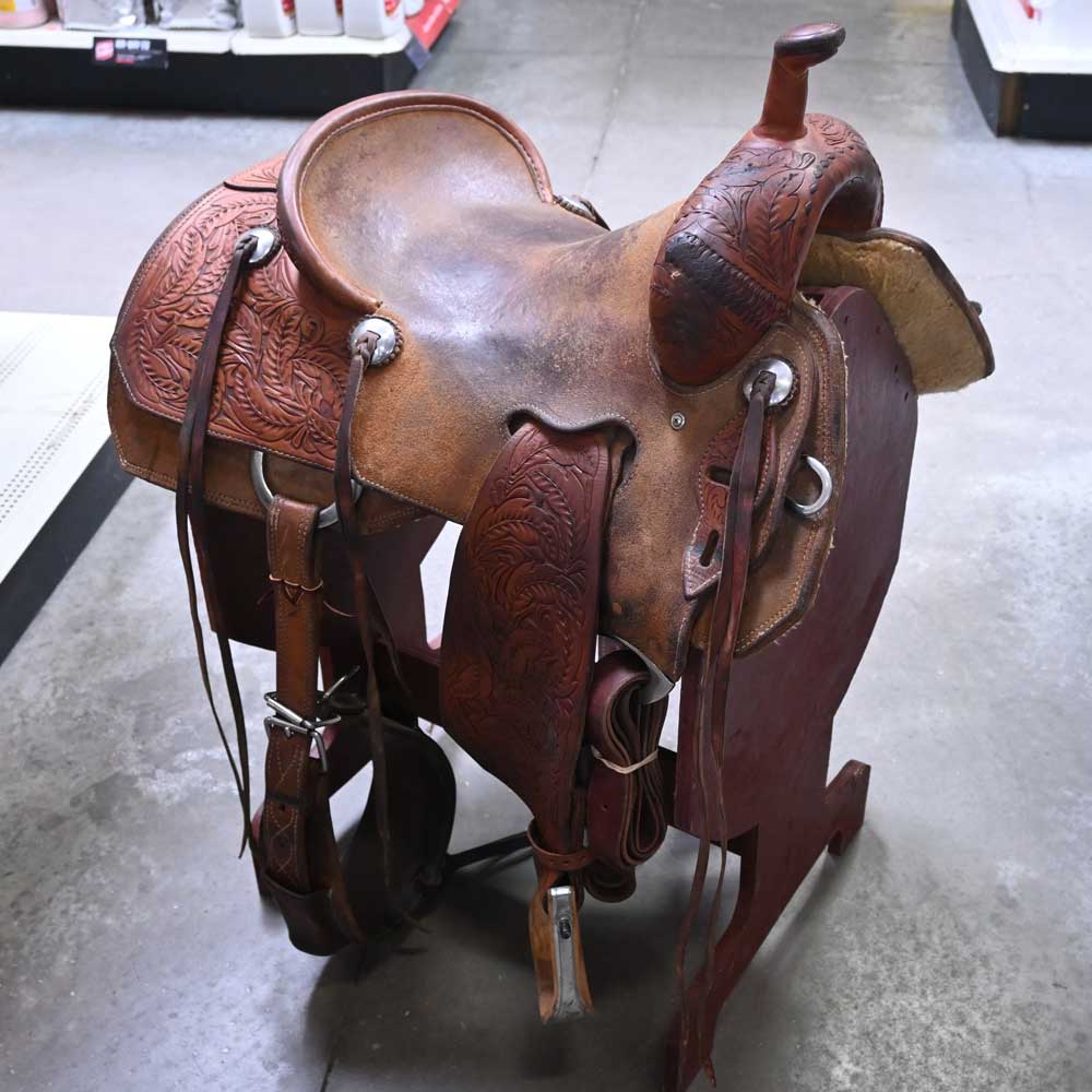 16" USED LUKE LANE RANCH CUTTER SADDLE