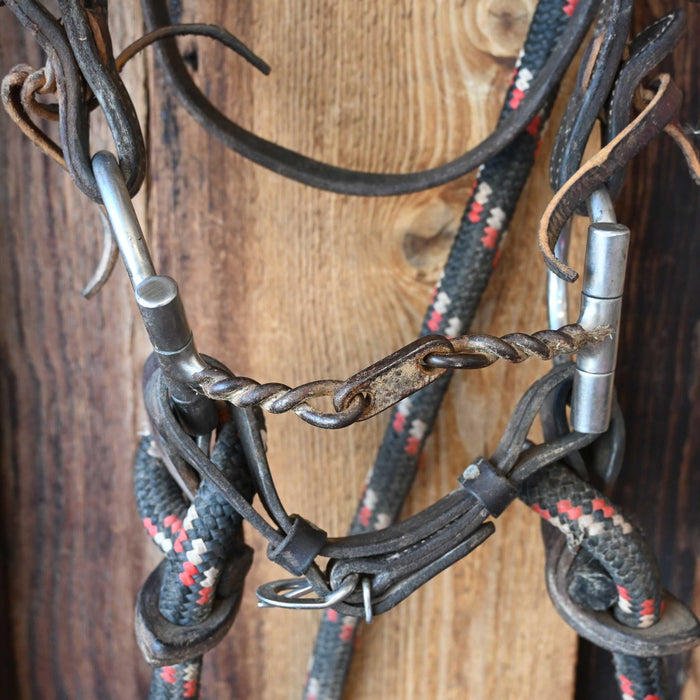 Maheu D-Ring Twisted Wire 3pc Bridle Rig w/Browband Headstall