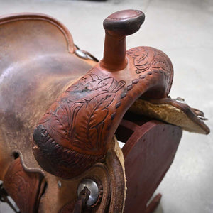 16" USED LUKE LANE RANCH CUTTER SADDLE Saddles Luke Lane