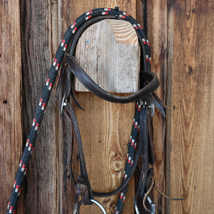 Maheu D-Ring Twisted Wire 3pc Bridle Rig w/Browband Headstall