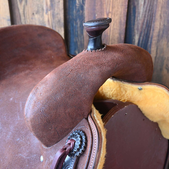 16" JEFF SMITH BUTSER WELCH RANCH CUTTER SADDLE