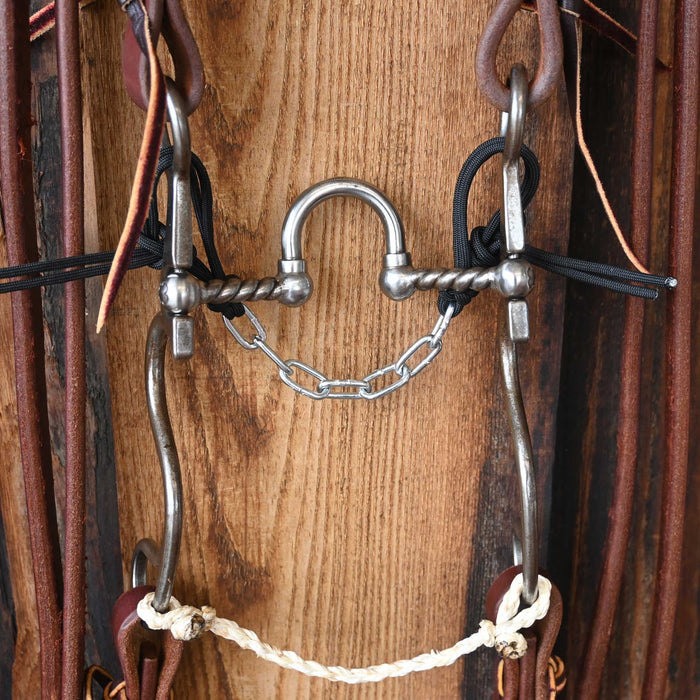 Kerry Kelley 10 Twisted Wire 20 Correction Bridle Rig w/All New Leather