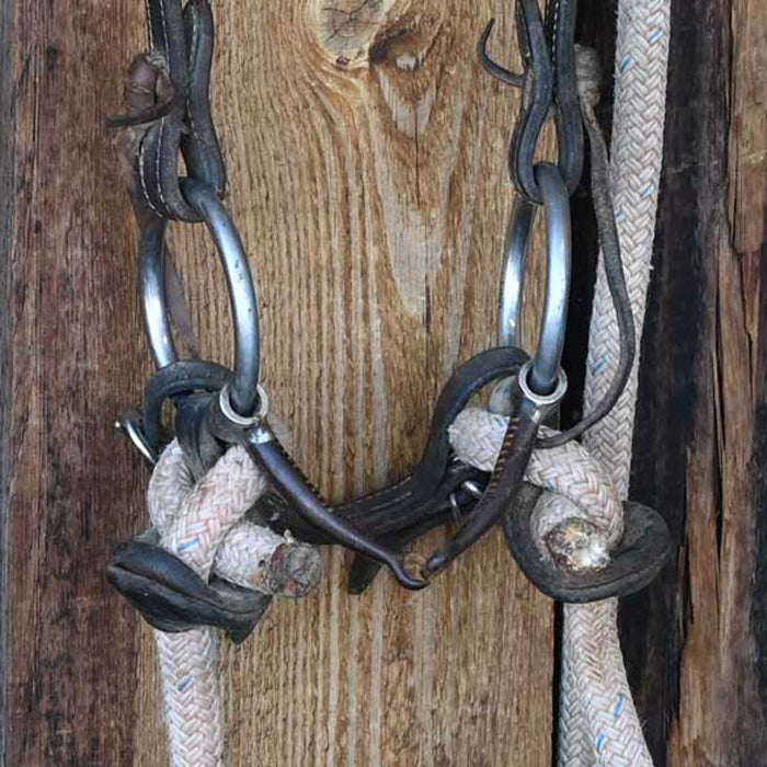 Dennis Moreland O-Ring Snaffle Bridle Rig w/Browband Headstall