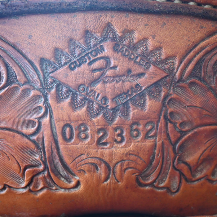 17" USED FARRIS RANCH CUTTER SADDLE Saddles - Used Payton Farris