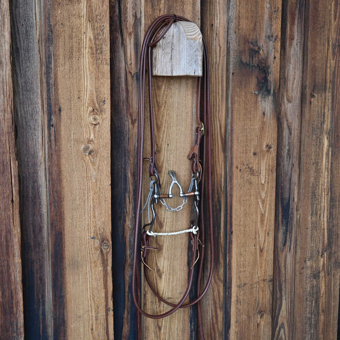 Kerry Kelley 02S 30 Cathedral Bridle Rig w/All New Leather