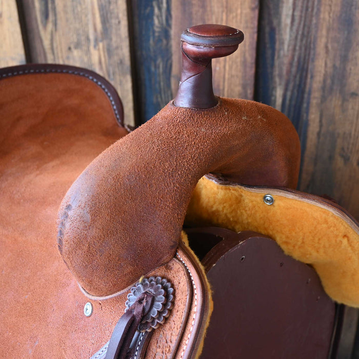 17" JEFF SMITH BUSTER WELCH RANCH CUTTER SADDLE