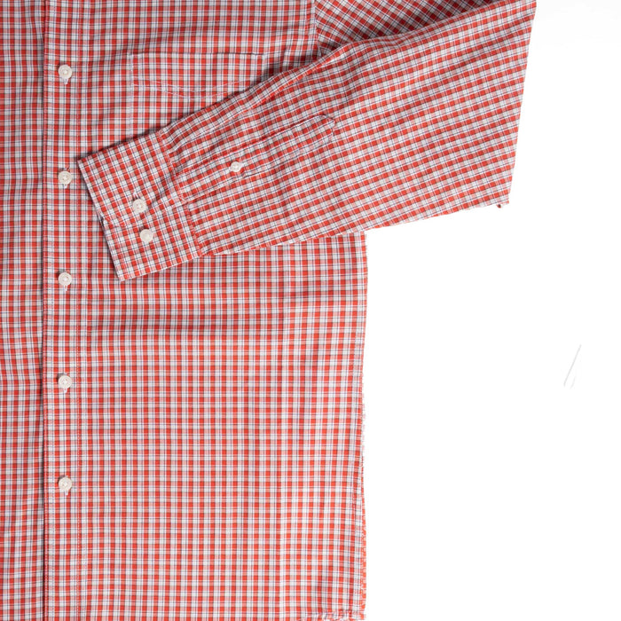 Wrangler Men's Riata Red Checkered Button Down Shirt