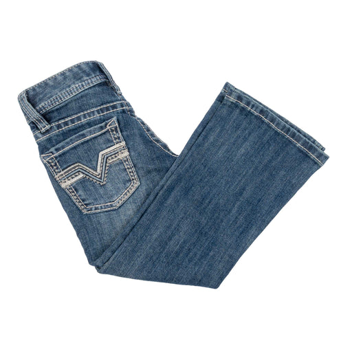 Rock & Roll Denim Boy's Two Tone Pleather Embroidered Bootcut Jean KIDS - Boys - Clothing - Jeans Panhandle